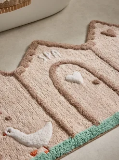 100% katoenen Bertie Bear Woodland Spa badmat