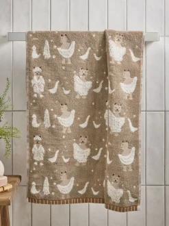 100% katoenen Bertie Woodland Spa-handdoek