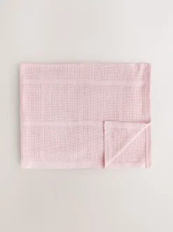 2 Pack 100% Cotton Baby Cellular Blanket