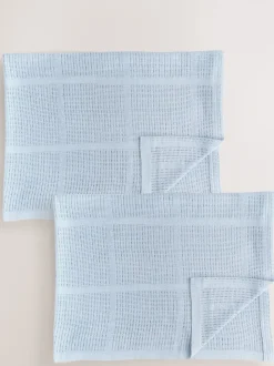 2 Pack 100% Cotton Baby Cellular Blanket