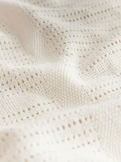 2 Pack 100% Cotton Baby Cellular Blanket