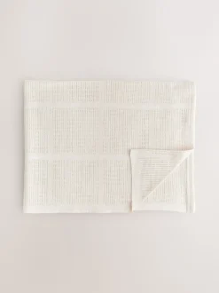 2 Pack 100% Cotton Baby Cellular Blanket
