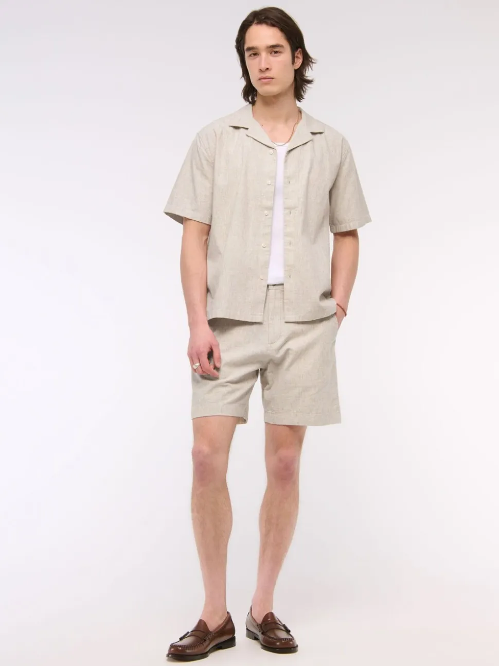 Abercrombie & Fitch Linen Shorts