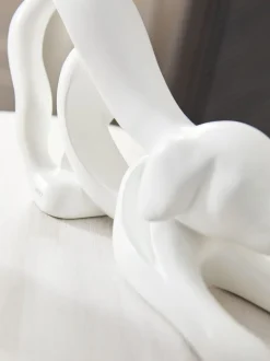 Abstract Ribbon Dog Ornament