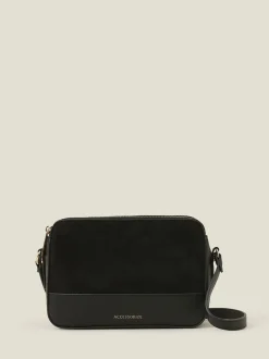 Accessorize klassieke suèdeachtige crossbodytas