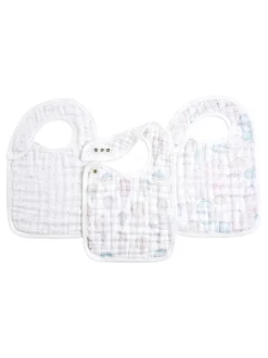 aden + anais Cotton Muslin Snap Bibs 3 Pack