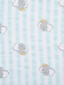 aden + anais Essentials Muslin Snap Dumbo verpakking van 3 100% katoenen mousseline babyslabbetjes met drukknoop