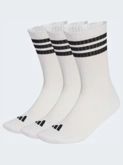 adidas 3 -Stripe Essentials Crew Socks 3 Pack
