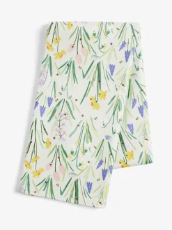 Afneembaar tafelkleed met lila bloemenprint