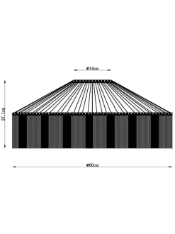 Allegra Velvet Fringed Easy Fit Ceiling Light Shade
