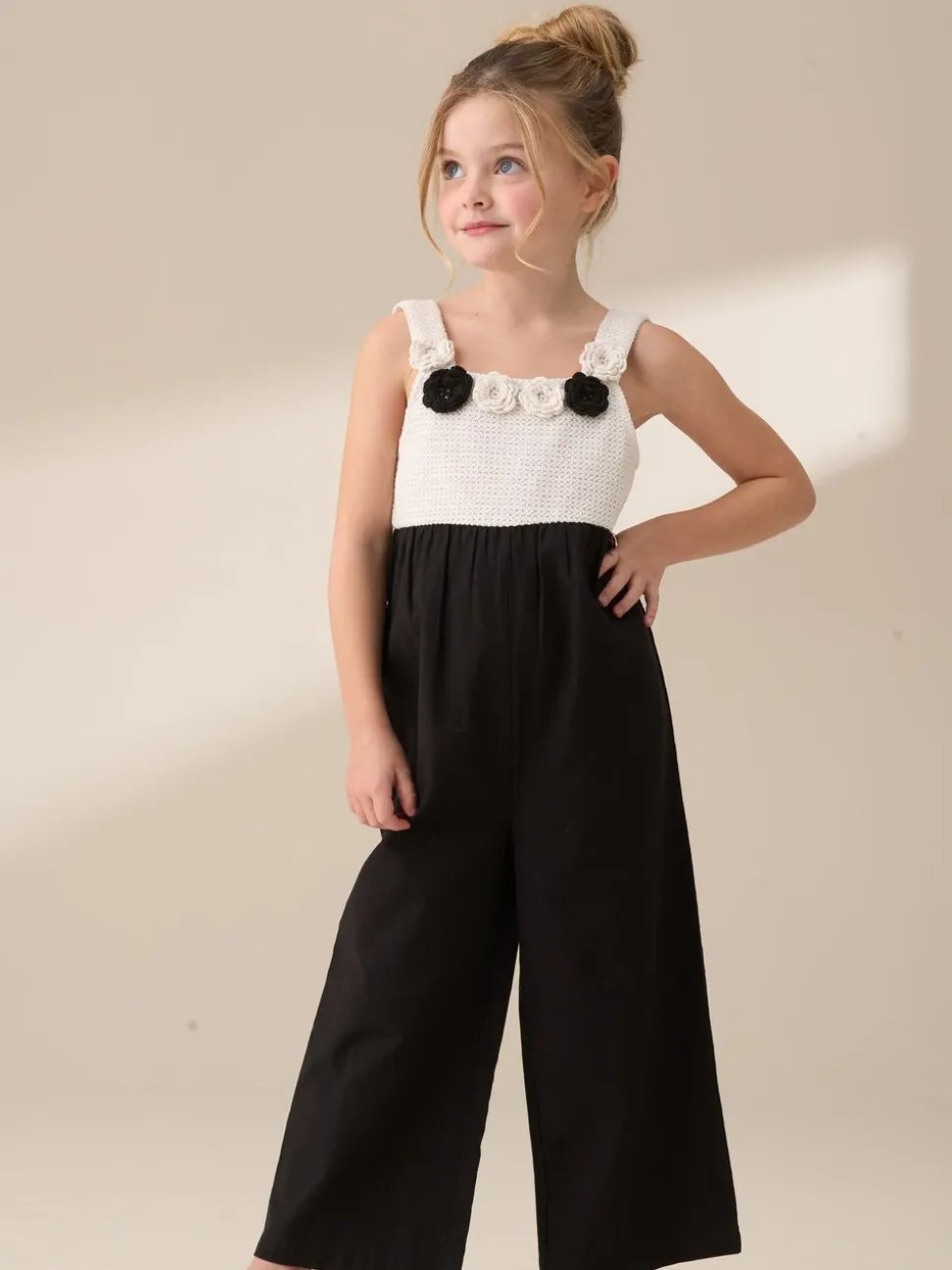 Angel & Rocket - Illiana - Gehaakte linnen jumpsuit
