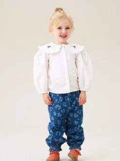 Angel & Rocket Afina Embroidered Collar Blouse