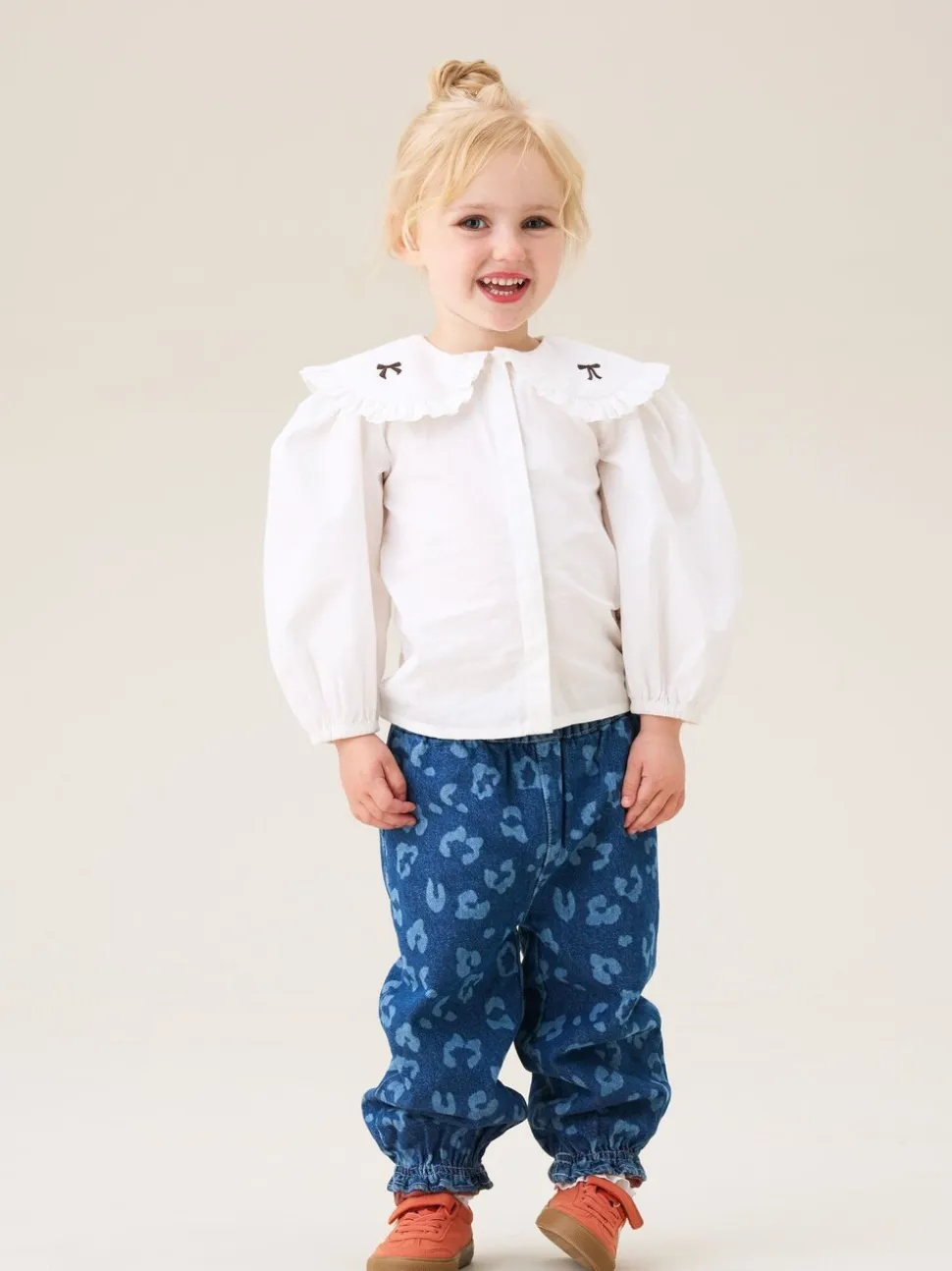 Angel & Rocket Afina Embroidered Collar Blouse
