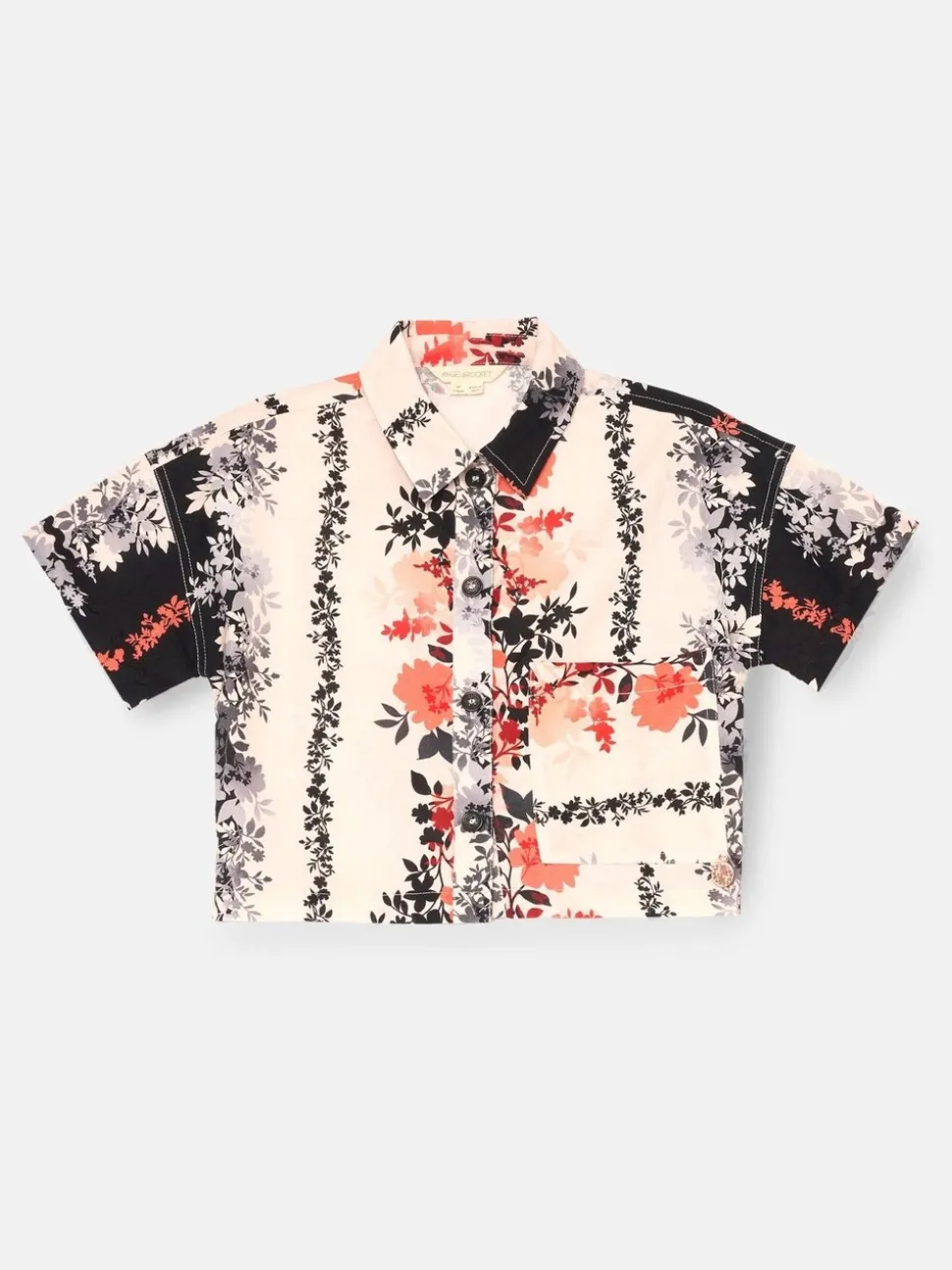 Angel & Rocket Brooke Print Linen Shirt