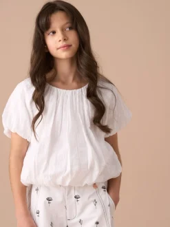 Angel & Rocket Bubble Hem Top met bubbels