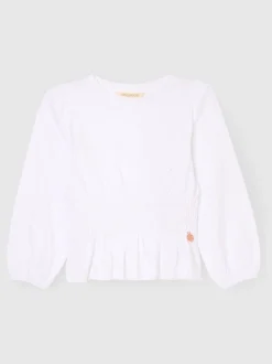 Angel & Rocket Cassie Shirred Detail Long Sleeve Blouse