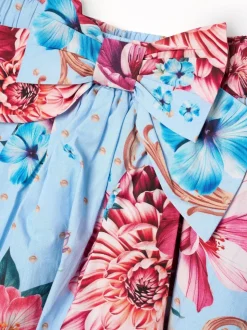 Angel & Rocket Darcy Print Bow Waist Skirt