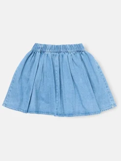 Angel & Rocket Eden 3D Flower Denim Skirt