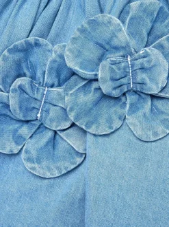 Angel & Rocket Eden 3D Flower Denim Skirt
