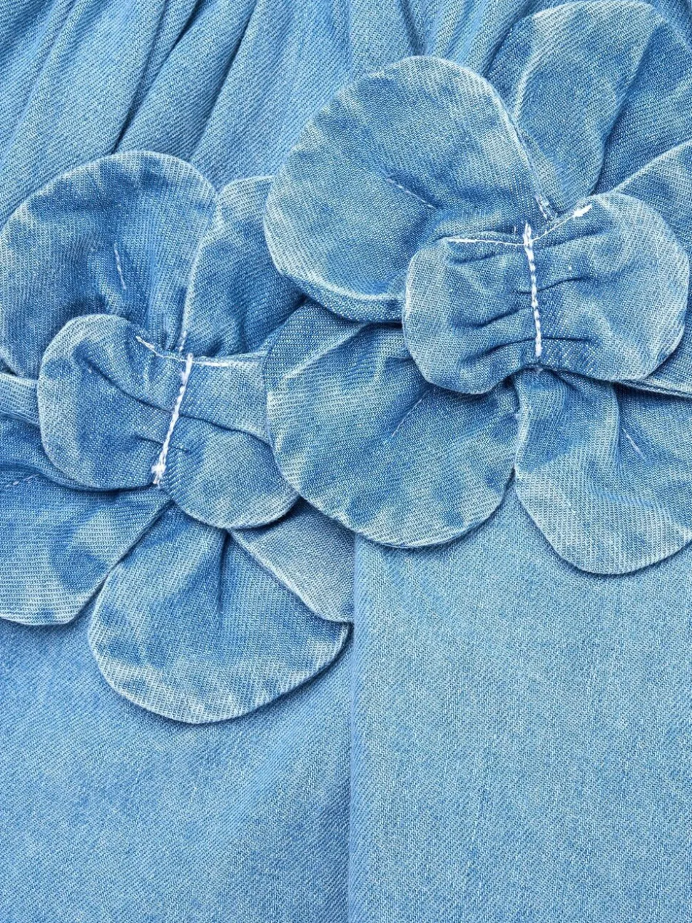 Angel & Rocket Eden 3D Flower Denim Skirt