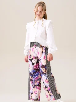 Angel & Rocket Lacey Embroidered Frill Sleeve Blouse
