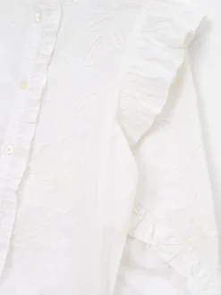 Angel & Rocket Lacey Embroidered Frill Sleeve Blouse