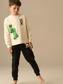 Angel & Rocket Minecraft Henley Pyjamas