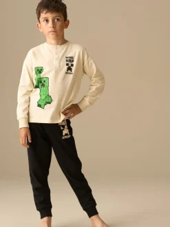 Angel & Rocket Minecraft Henley Pyjamas