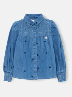 Angel & Rocket Myla Embroidered Denim Shirt