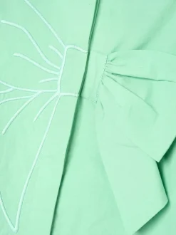Angel & Rocket Roxie Bow Embellished Woven Blouse