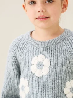 Angel & Rocket Rumi Embellished Flower Jumper