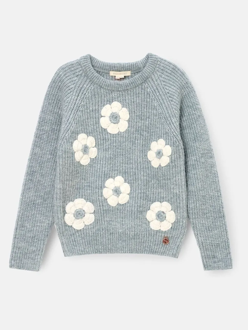 Angel & Rocket Rumi Embellished Flower Jumper