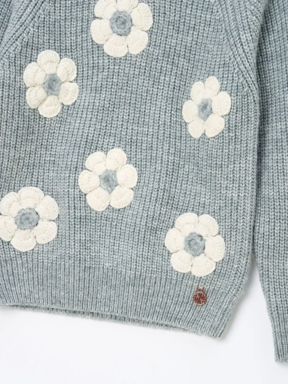 Angel & Rocket Rumi Embellished Flower Jumper