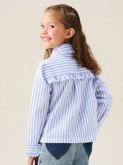 Angel & Rocket Stripe Corsage Collar Shirt