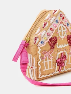 Angels By Accessorize Girls Embellished Gingerbread House Bag