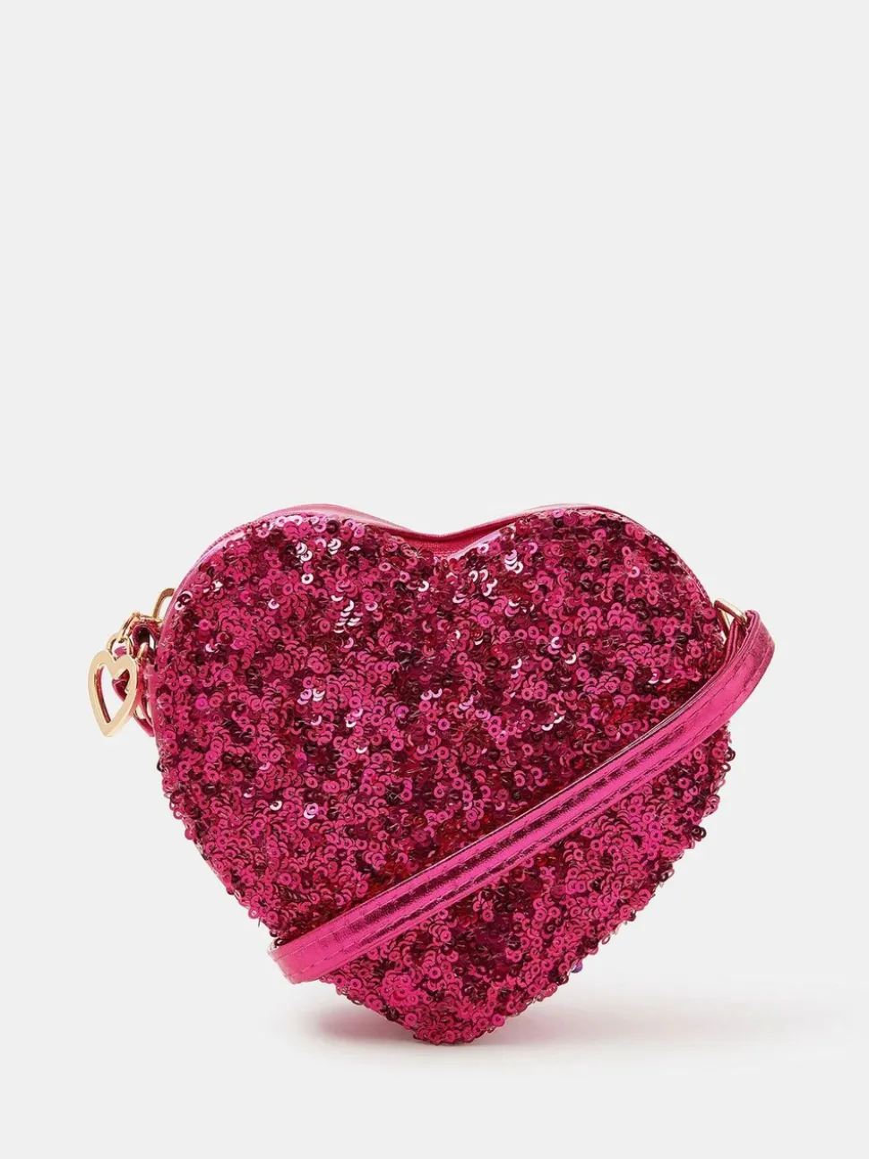 Angels By Accessorize Girls Sequin Heart Bag