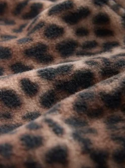 Animal - Fleece met korte rits en borgvoering