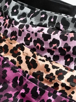Animal - Verpakking van 5 leggings (3-16 jr)