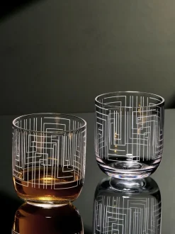 Anton Studio Designs set van 2 Maze DOF tumblers