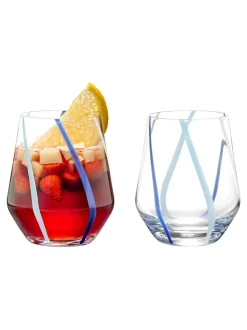 Anton Studio Designs Set of 2 Rio DOF Tumblers Azure