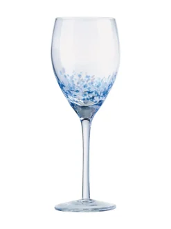 Anton Studio Designs set van 4 gespikkelde wijnglazen