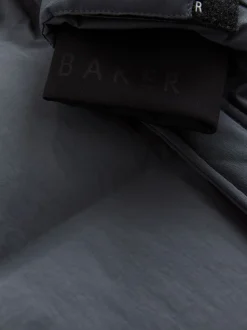 Antraciet - Baker By Ted Baker regenbestendige gewateerde lange jas