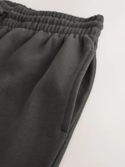 Antraciet - Brushback Heavyweight Open Joggers