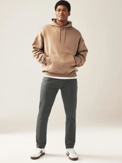 Antraciet - Enkele - Slim fit klassieke stretchy jeans