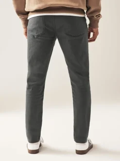 Antraciet - Enkele - Slim fit klassieke stretchy jeans