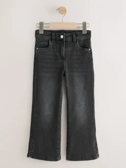 Antraciet - Flare jeans (3-16 jr)