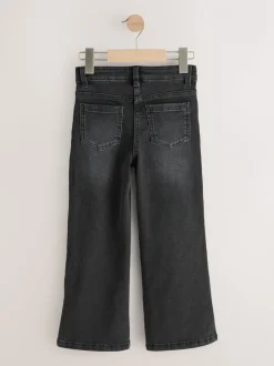 Antraciet - Flare jeans (3-16 jr)