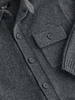 Antraciet - Gebreid vest (3-16jr)
