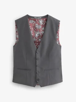 Antraciet - Gilet met regular fit