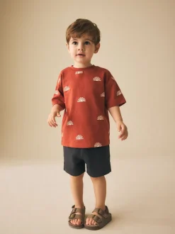 Antraciet - Jersey short (3 mnd-7 jr)